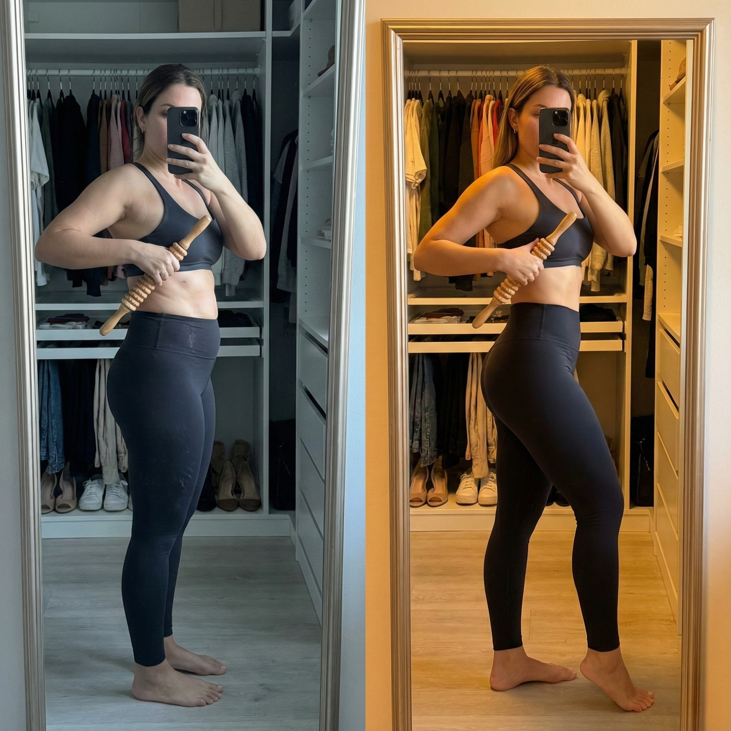 Wooden anti-cellulite massager